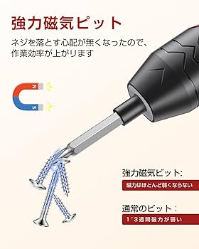 Amazon | 電動ドライバー 【2025新登場強化版】小型 充電式 ドライバー